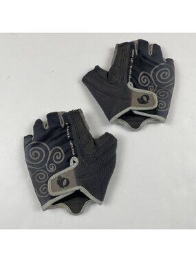 Pearl iZumi Fingerless Cycling Gloves Women’s M Padded Breathable Black Gray
